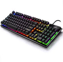 Teclado Gamer Semi-mecânico RGB LED retroiluminado Computador Pc Original